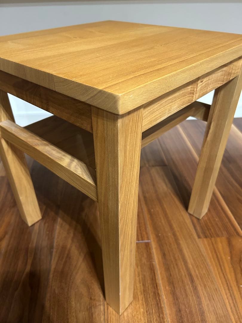 無印良品　サイドテーブル　ベンチ