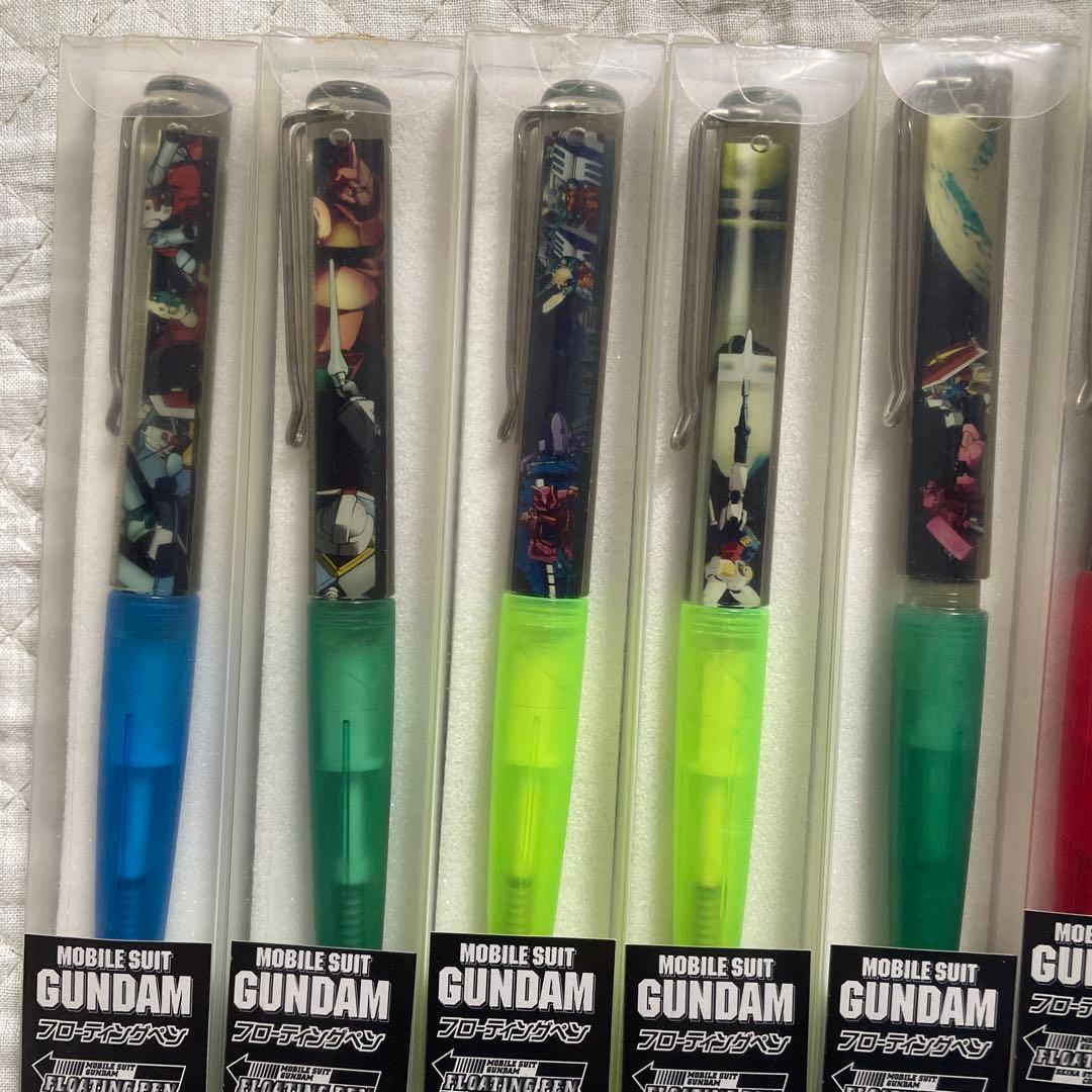 平成レトロ　モビルスーツガンダム　フローティングペン　20種20本セット