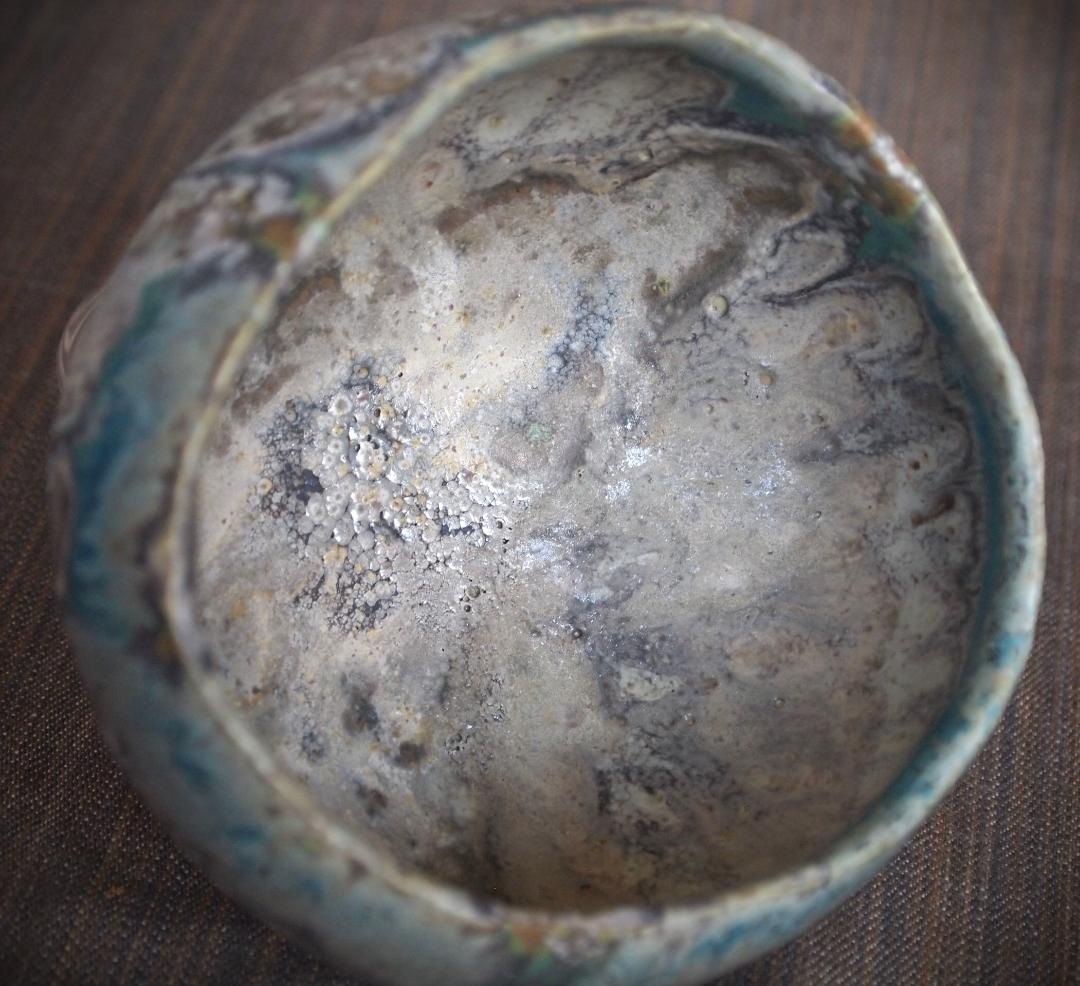 人気作家★金澤尚宜★てびねり（モーンガータ）茶碗★あよお