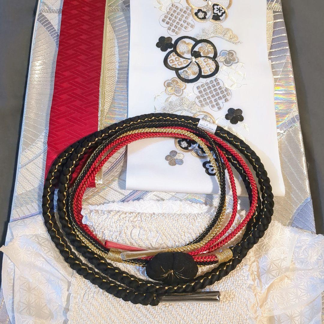 振袖 帯 帯締め帯揚げ 衿 花蝶文 金彩 振袖セット 振袖フルセット 紫 59