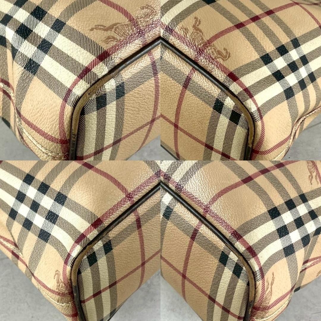 【希少美品⭐︎】バーバリー BURBERRY ノバチェックトートバッグPVC