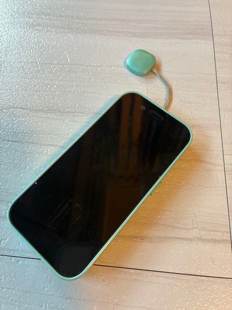 ソフトバンク　キッズフォン3 ミントグリーン ケース付き