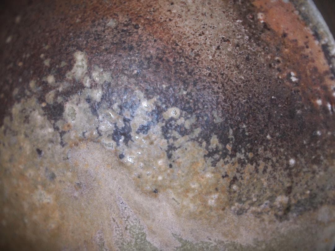 人気作家★デレックラーセン★茶碗★穴窯