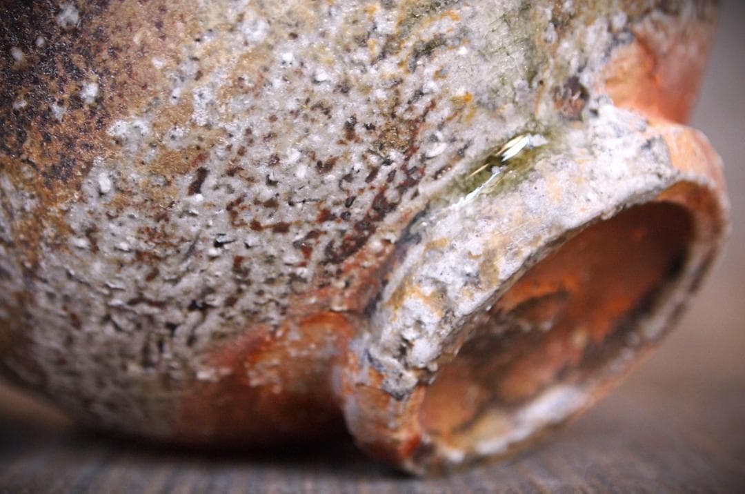 人気作家★デレックラーセン★茶碗★穴窯