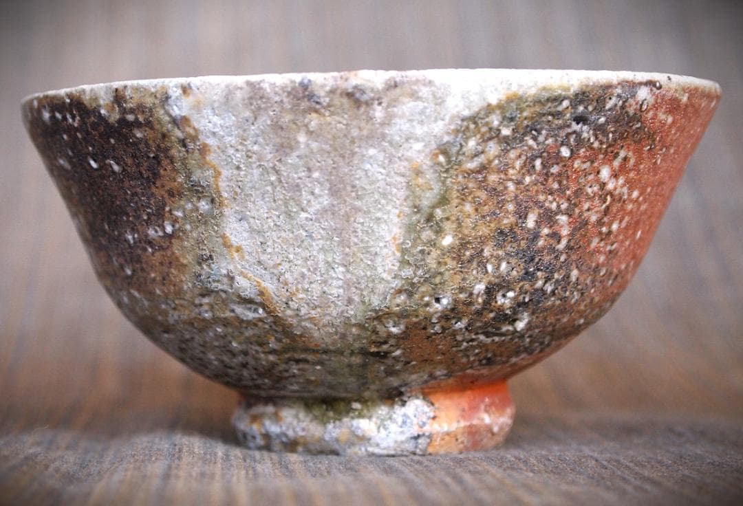 人気作家★デレックラーセン★茶碗★穴窯