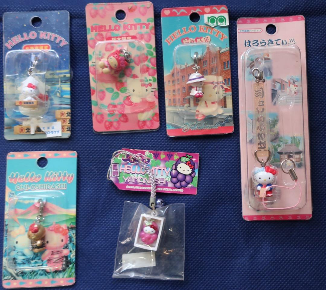 ２５点まとめ売り ご当地キティ ストラップ キーホルダー 未開封２４ 開封１