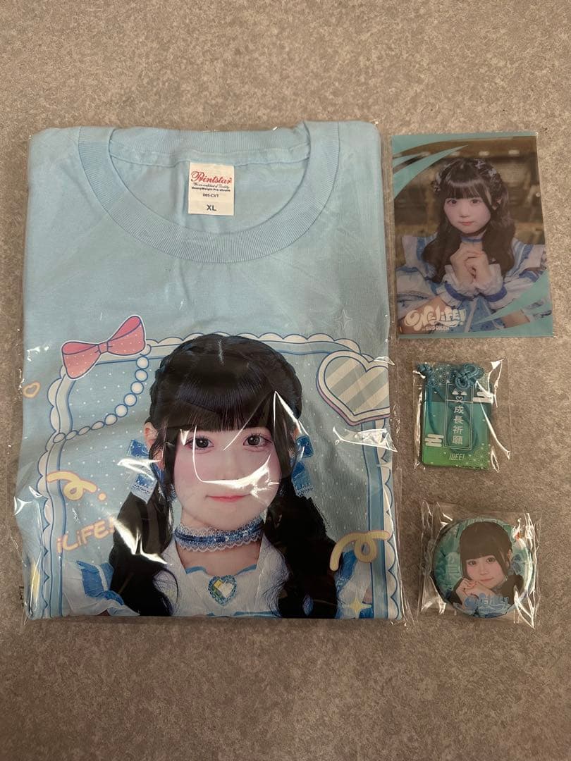 週末限定！iLiFE! 武道館 くじ 虹羽みに 実写Tシャツ セット