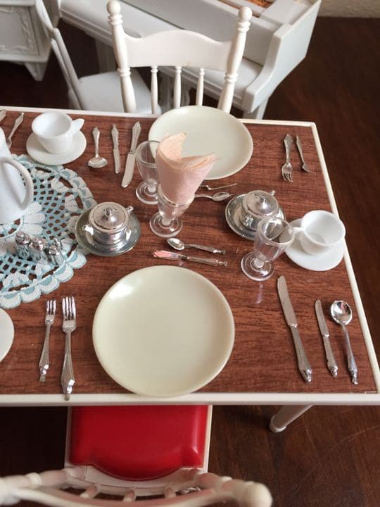 リカちゃん 白い白い家具セット