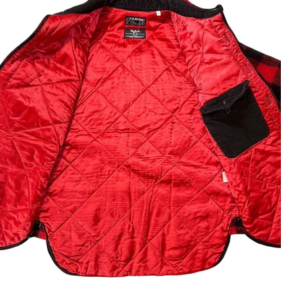 も*ぃ様 ハリウッドランチマーケット ウールリッチ CPO 中綿 赤/黒 3キム