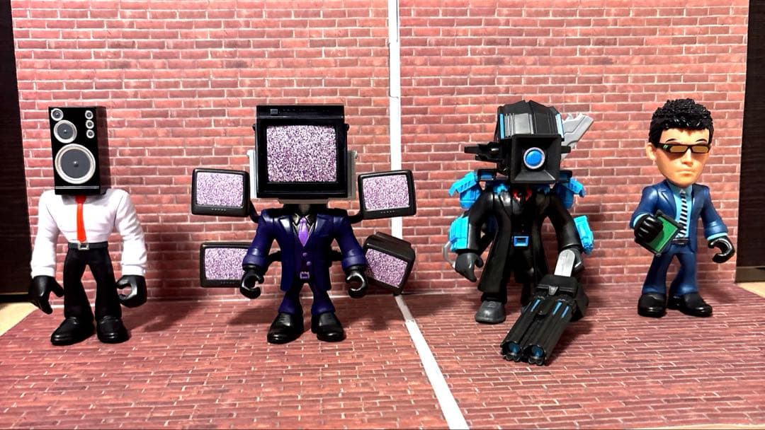 スキビディトイレ公式フィギュア１９個セット　　skibidi toillet