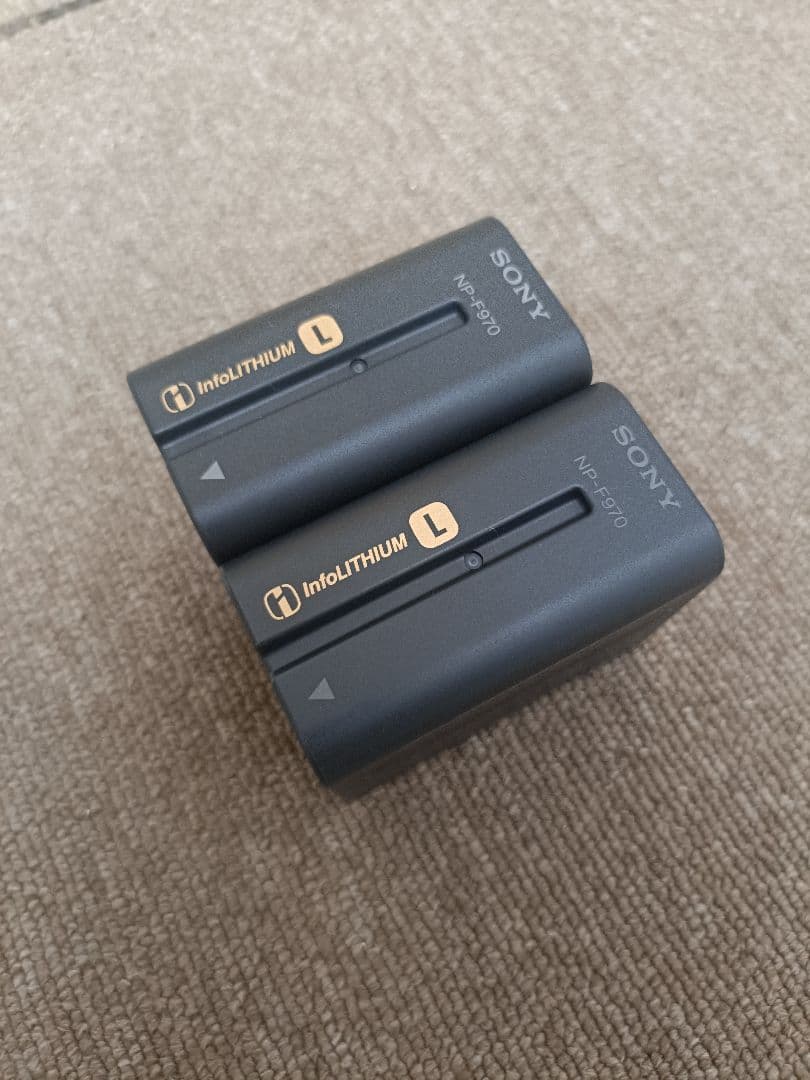SONY リチャージャブルバッテリーパック NP-F970 2個