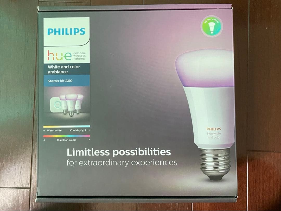 PHILIPS Hue White and Color LED電球 3個セット