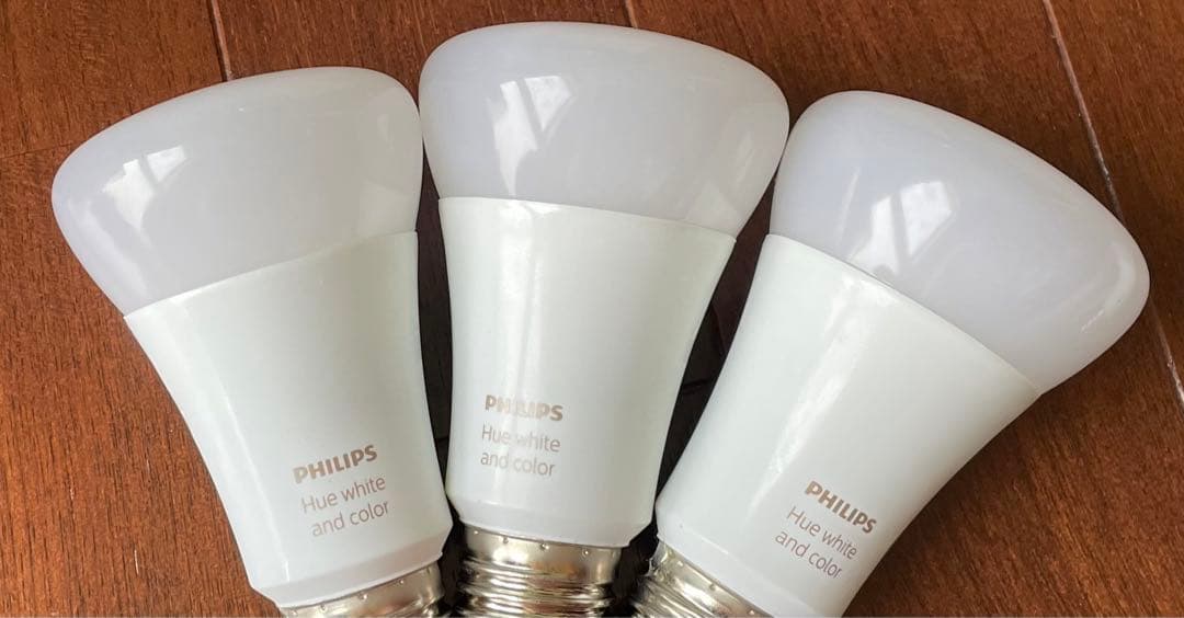 PHILIPS Hue White and Color LED電球 3個セット