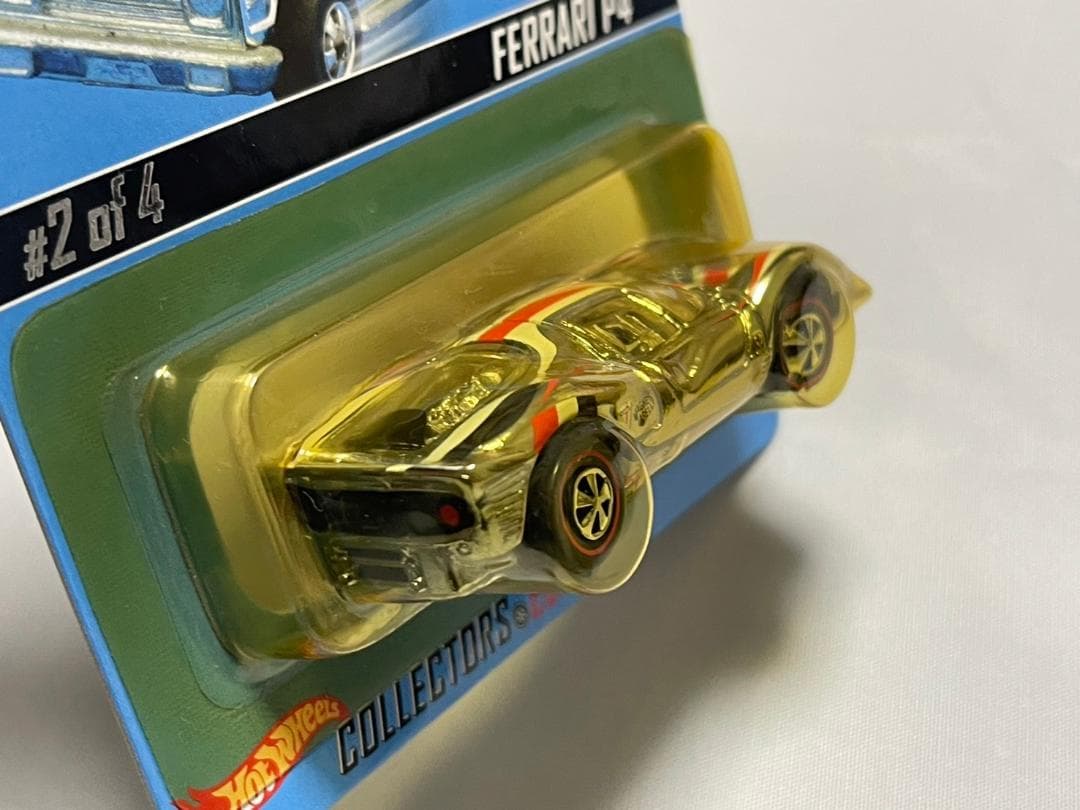 ミニカー HotWHeels SUPER CHROMES FERRARI P4