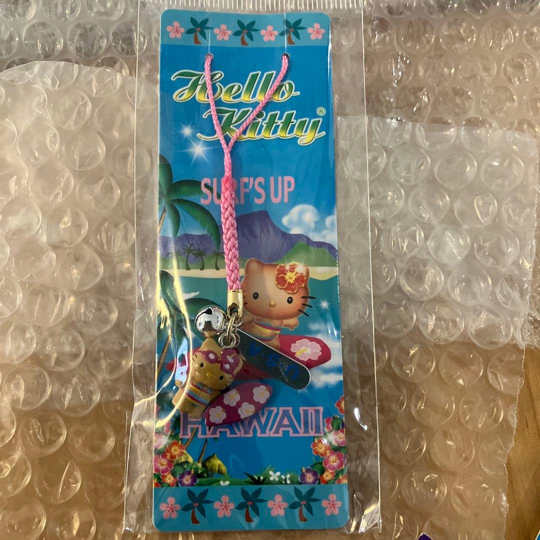 ハローキティ ご当地キティ　ハワイ限定　日焼けキティ　キーホルダー　レア　希少