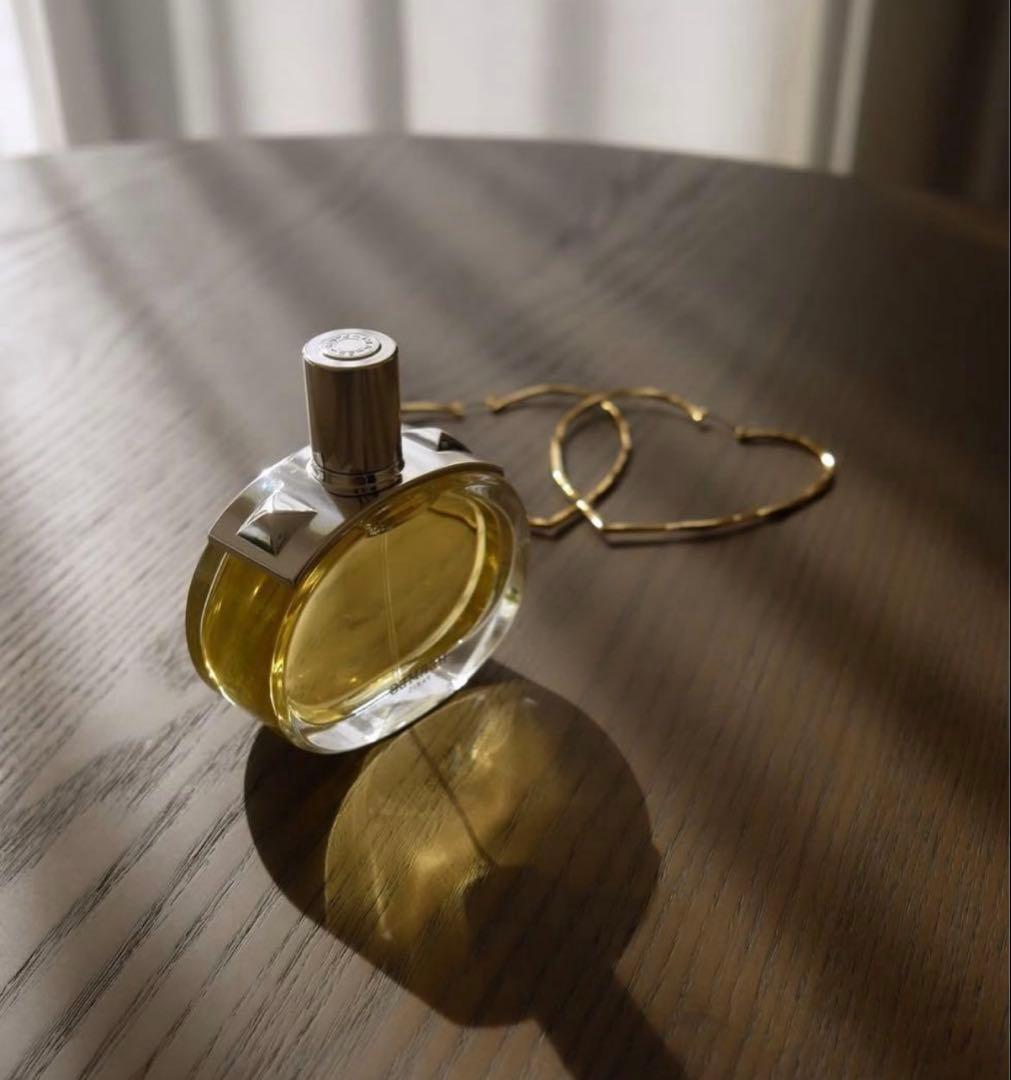 mayuco.ゴールドピアス akikiコラボ　ハートフープ