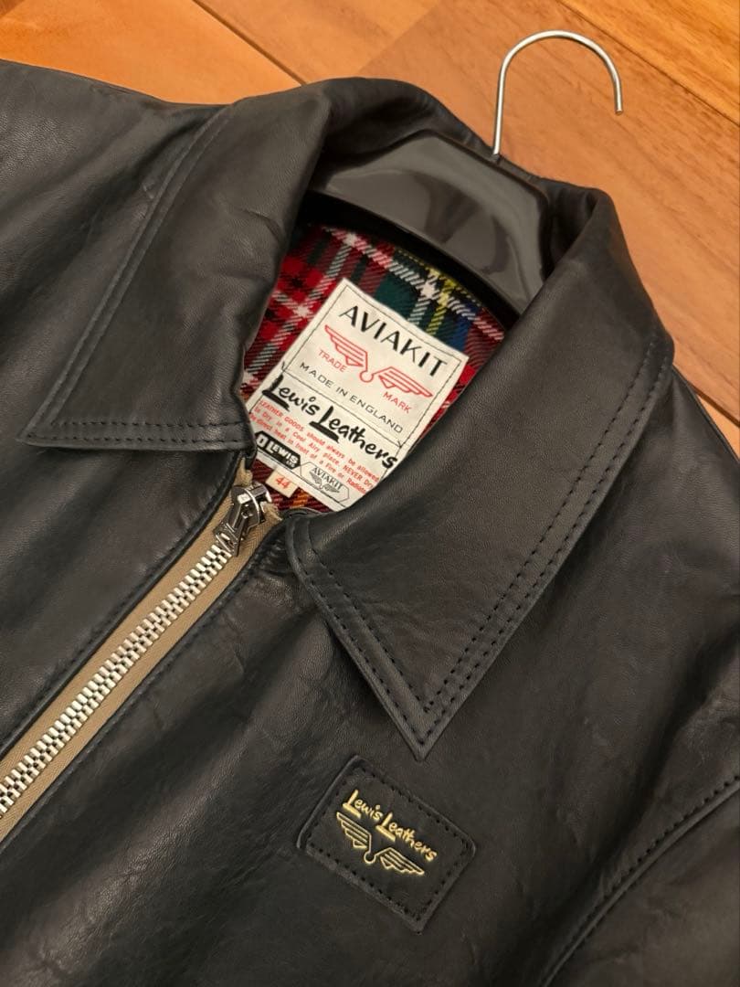 ルイスレザー　コルセア　ネイビー　シープ