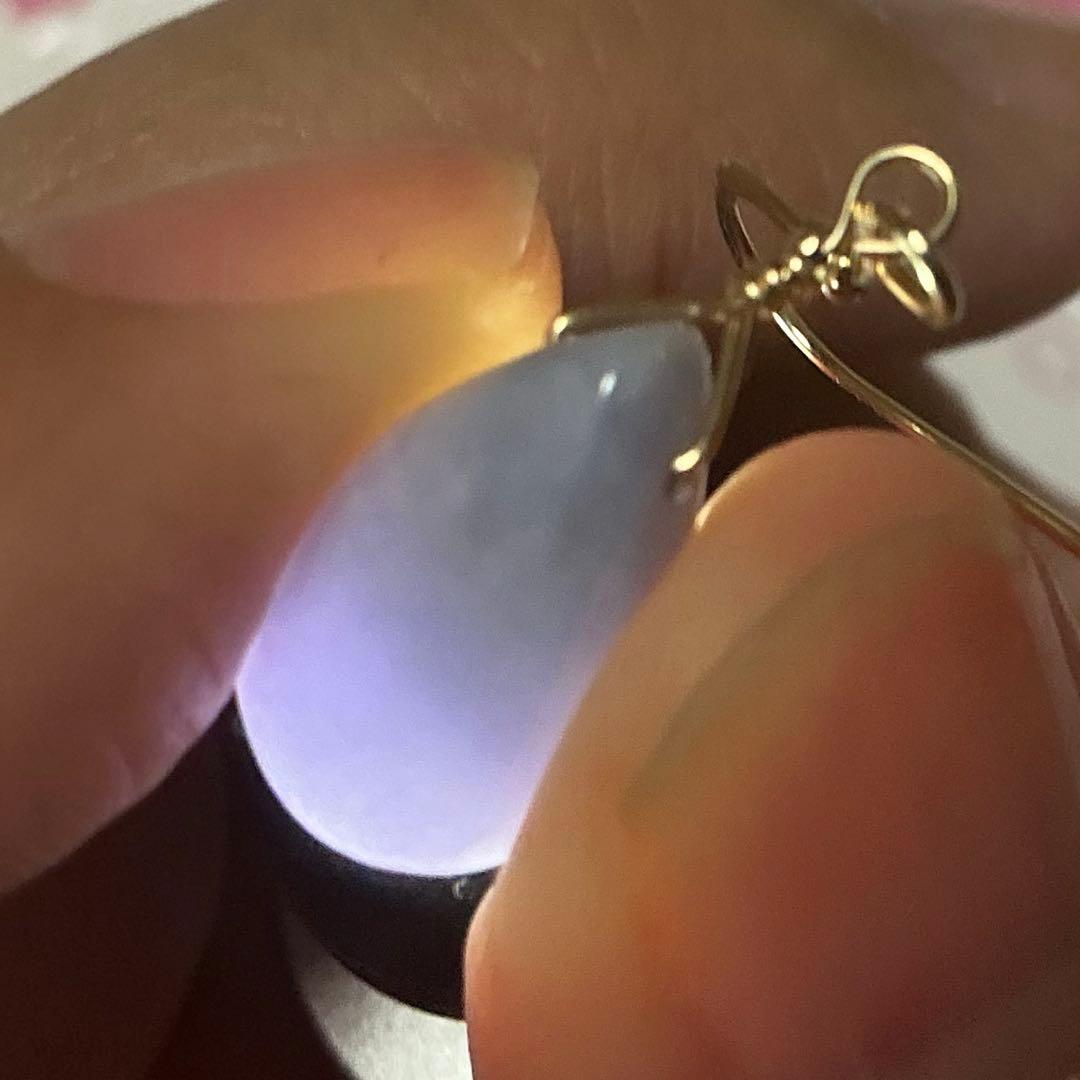 【専用】糸魚川翡翠　ヨシオ沢　ニノ型、ティアドロップピアス　14kgf（1）