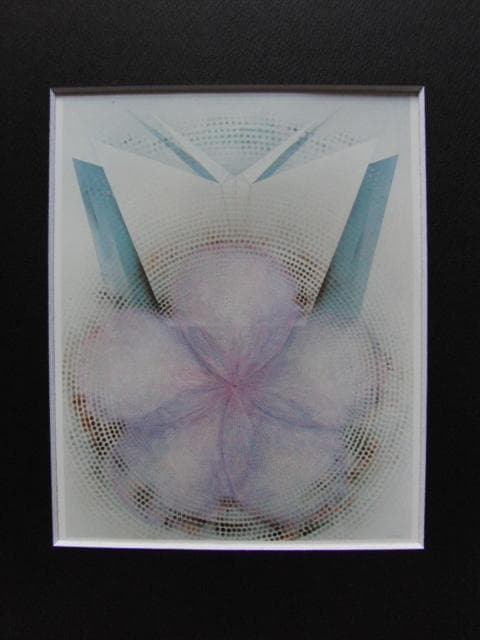 永井珪子、空に向う、希少な画集より、新品高級額・額装付、状態良好