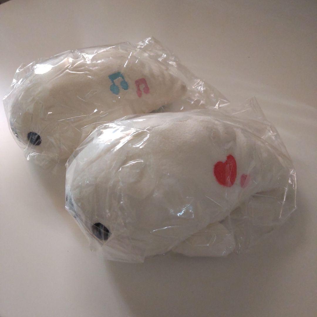 2点セット　くったりレアまめゴマ　うたゴマ　ハートゴマ　サンエックス　未開封