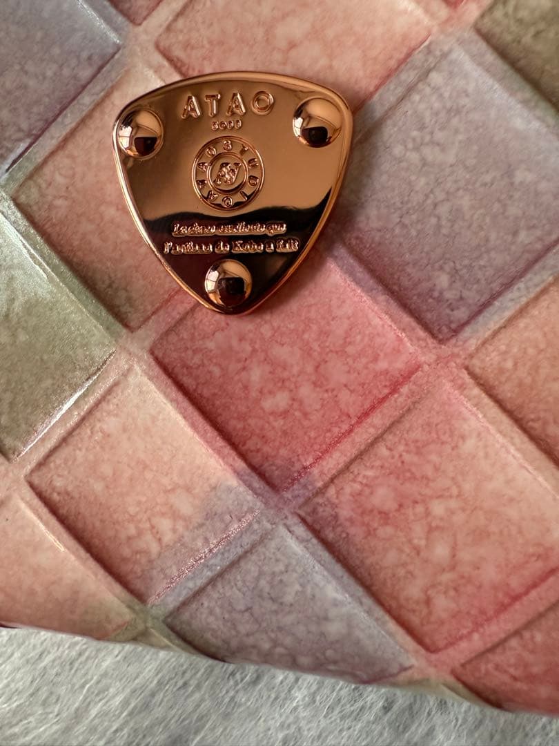 ATAO 二つ折り財布 マルチカラー