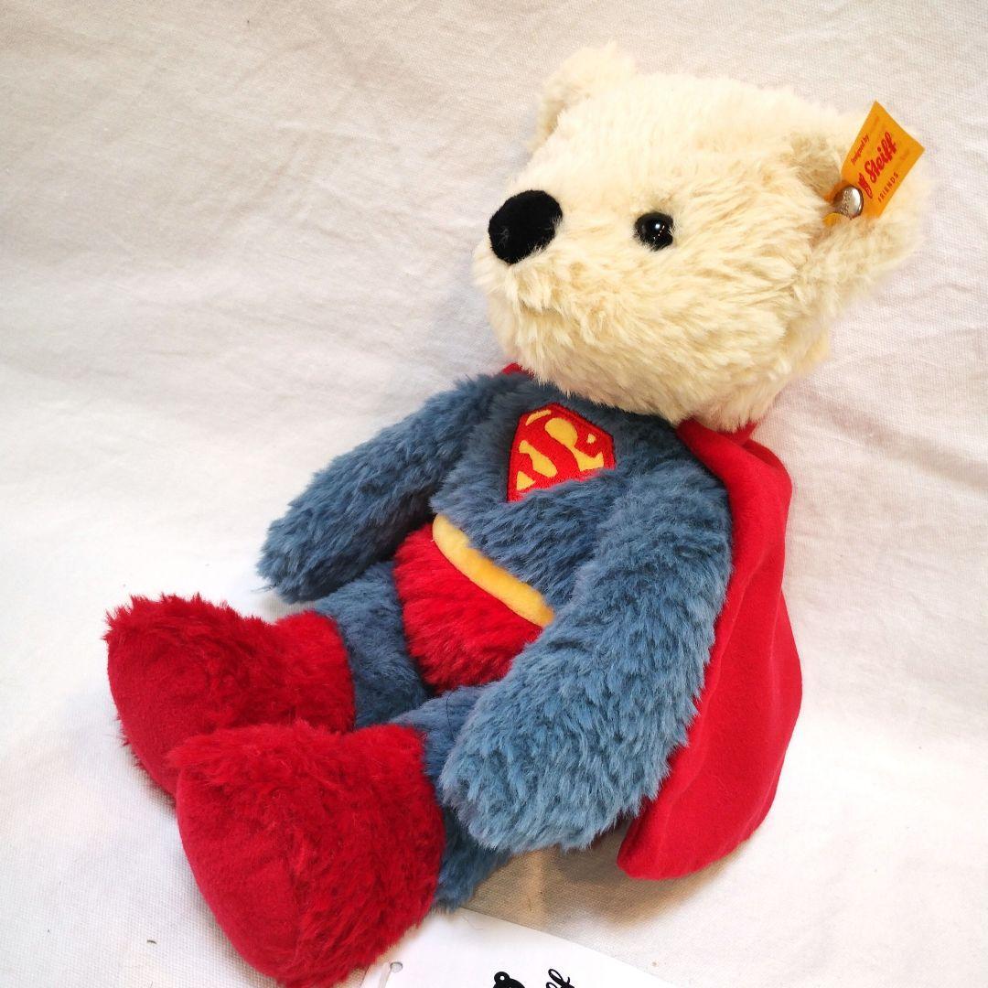 【新品】シュタイフ Steiff スーパーマンベア　テディベア　2025年発売