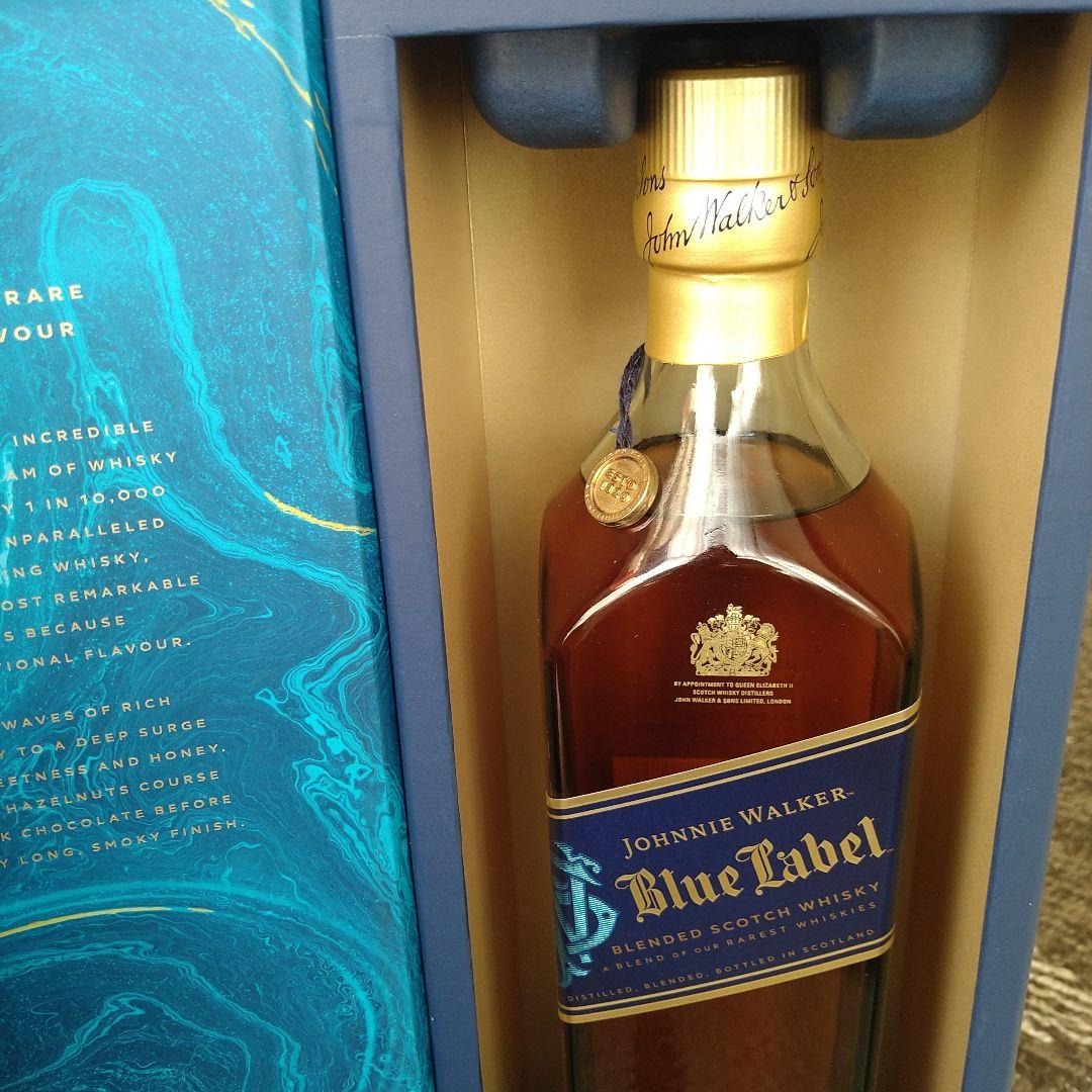 ジョニーウォーカー ブルーラベル ウイスキー ブレンデッド スコッチ 箱付き