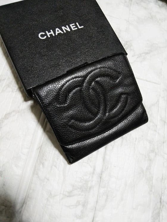 【綺麗】シャネル キャビア デカココマーク 財布