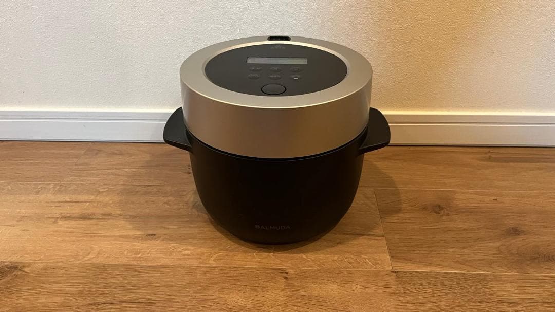 BALMUDA バルミューダ 電気炊飯器 K03A-BK 3合炊き ブラック