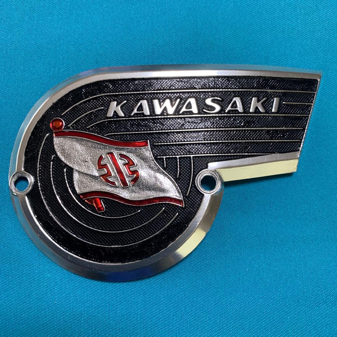 カワサキ純正カワサキW 1W1ＳメグロSGその他タンクエンブレム新品未使用