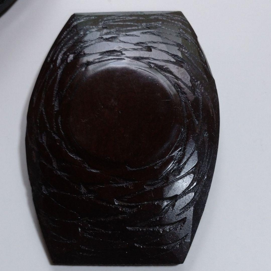 仙台の埋木細工 工芸品『茶托』5客