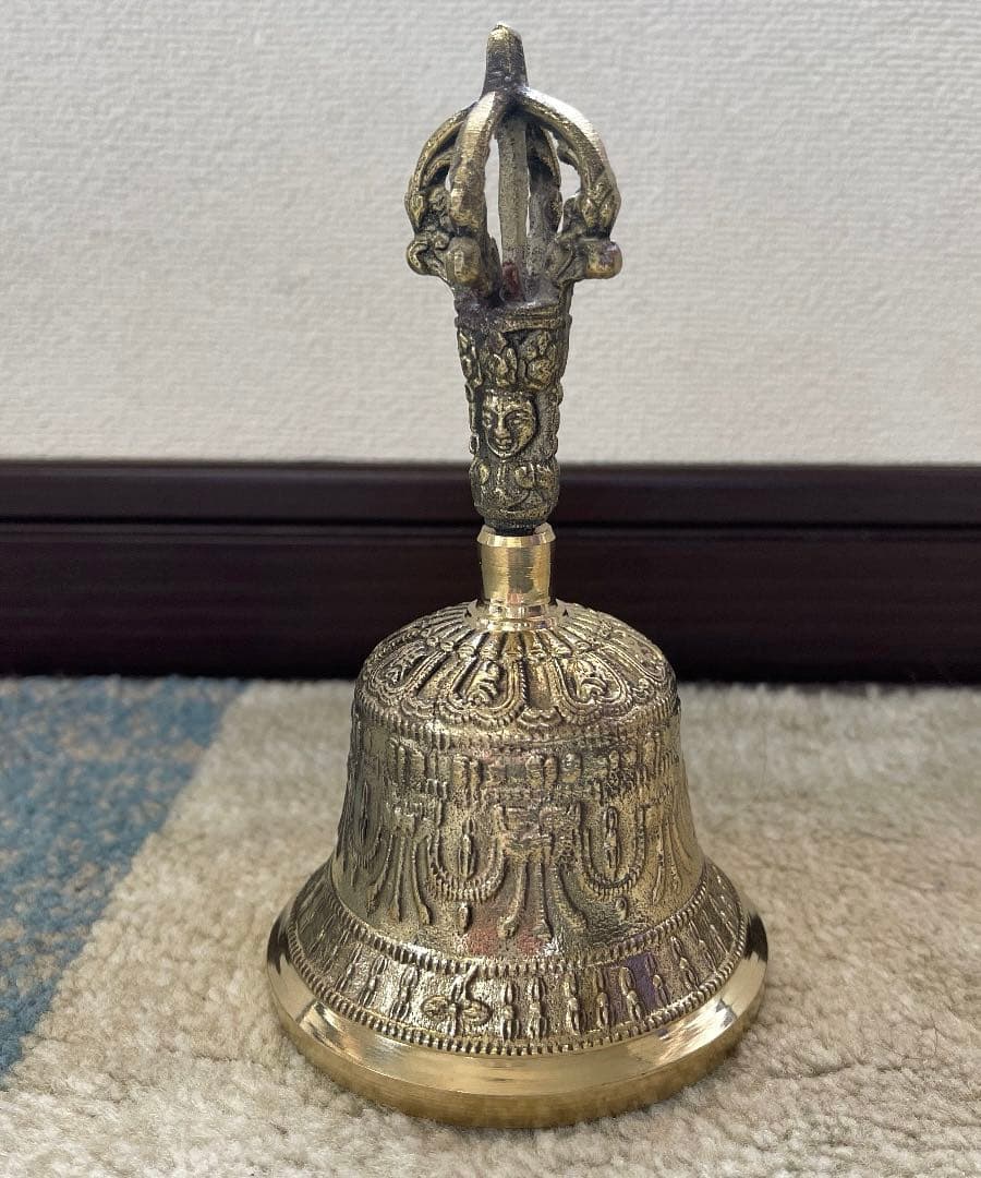 ガンダーベル　ガンター　ドルジェ　金剛鈴　ネパール　チベット ハンドベル 仏具