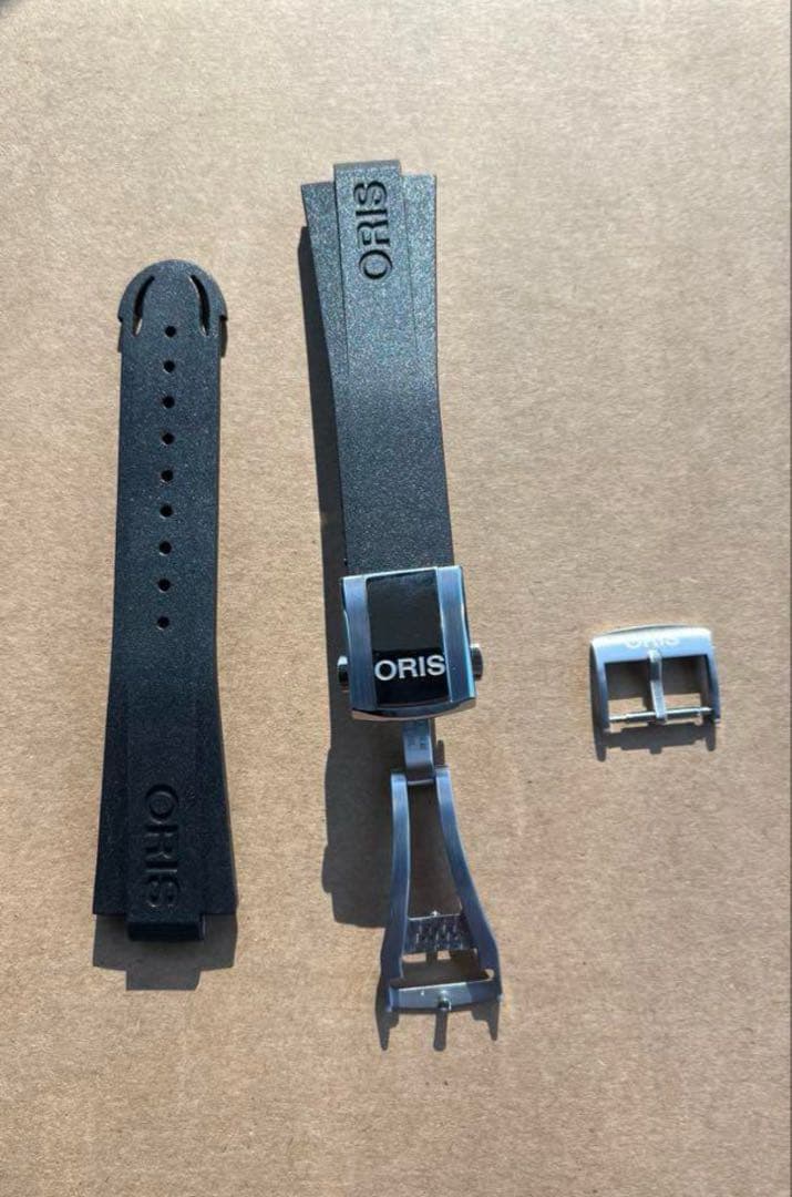 ORIS ブラックラバーベルト 01 427 174 FC