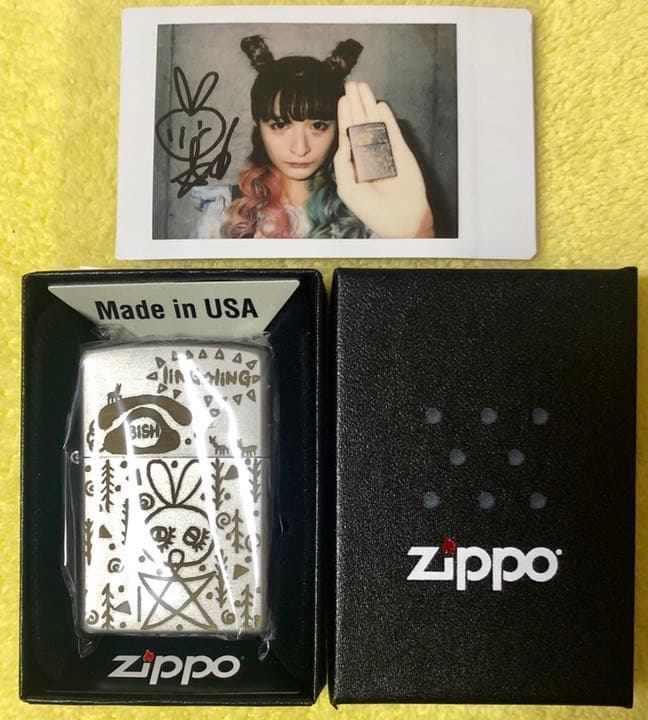 元BiSH リンリン zippo 【直筆サイン入りチェキ付き】