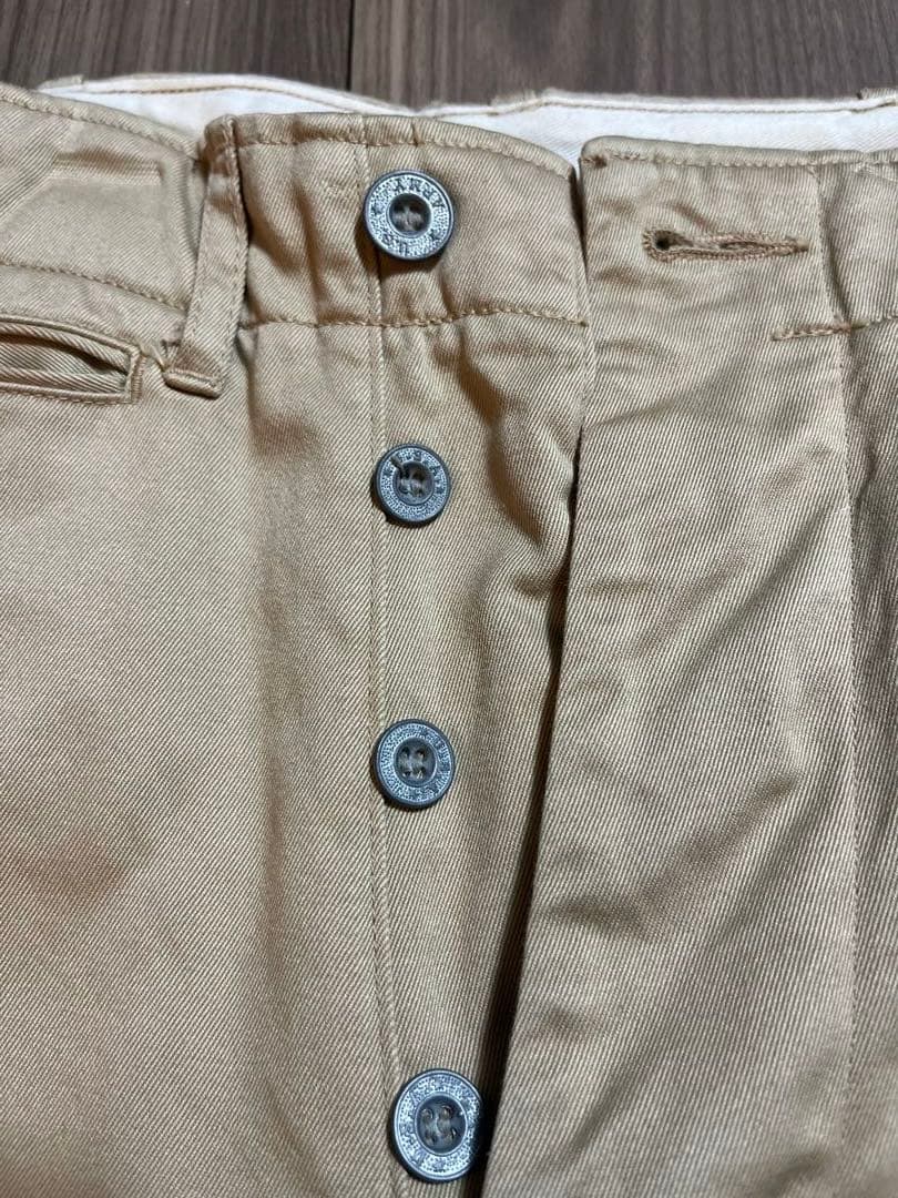 希少⭐︎リアルマッコイ　ベージュ チノパン 29インチ