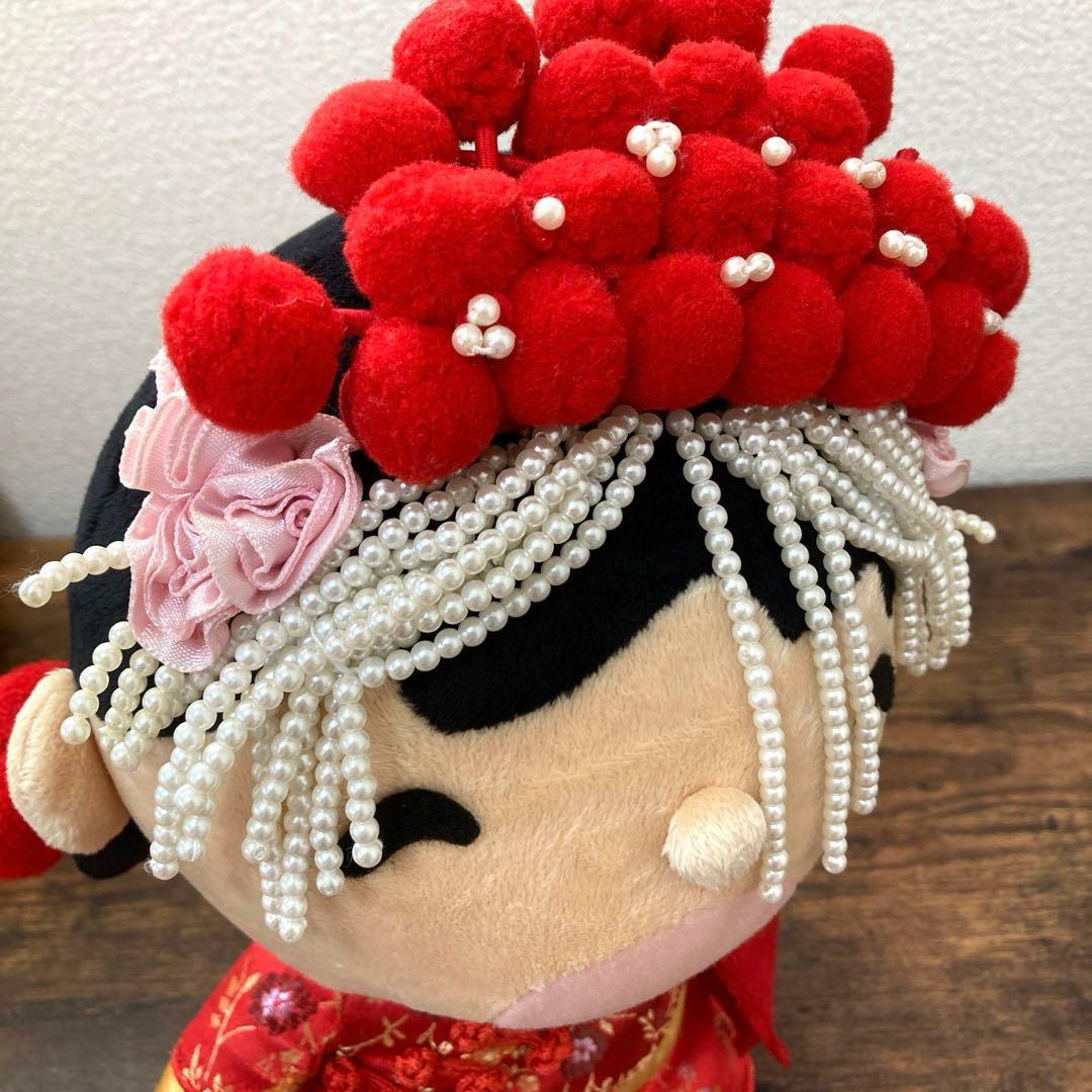 みんなのたあ坊　たあ坊＆なこちゃん　香港　結婚衣装　ペア　ぬいぐるみ　2008年