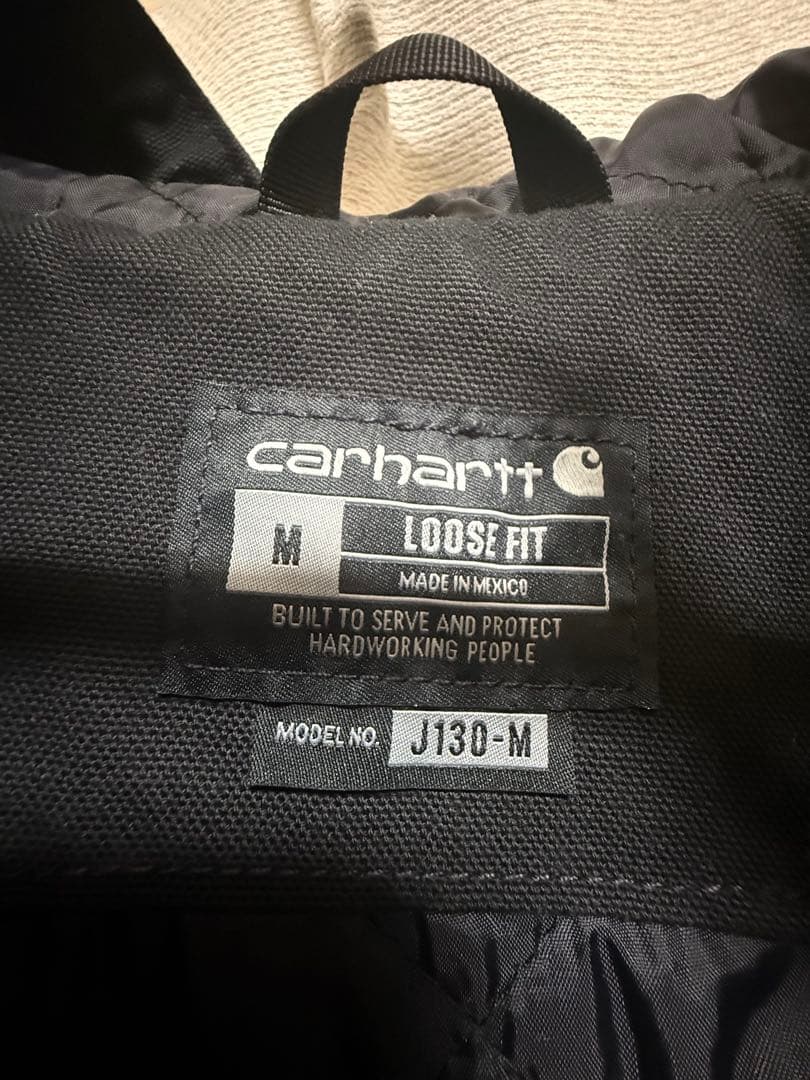 R*t様 Carhartt J130-M ブラックジャケット M