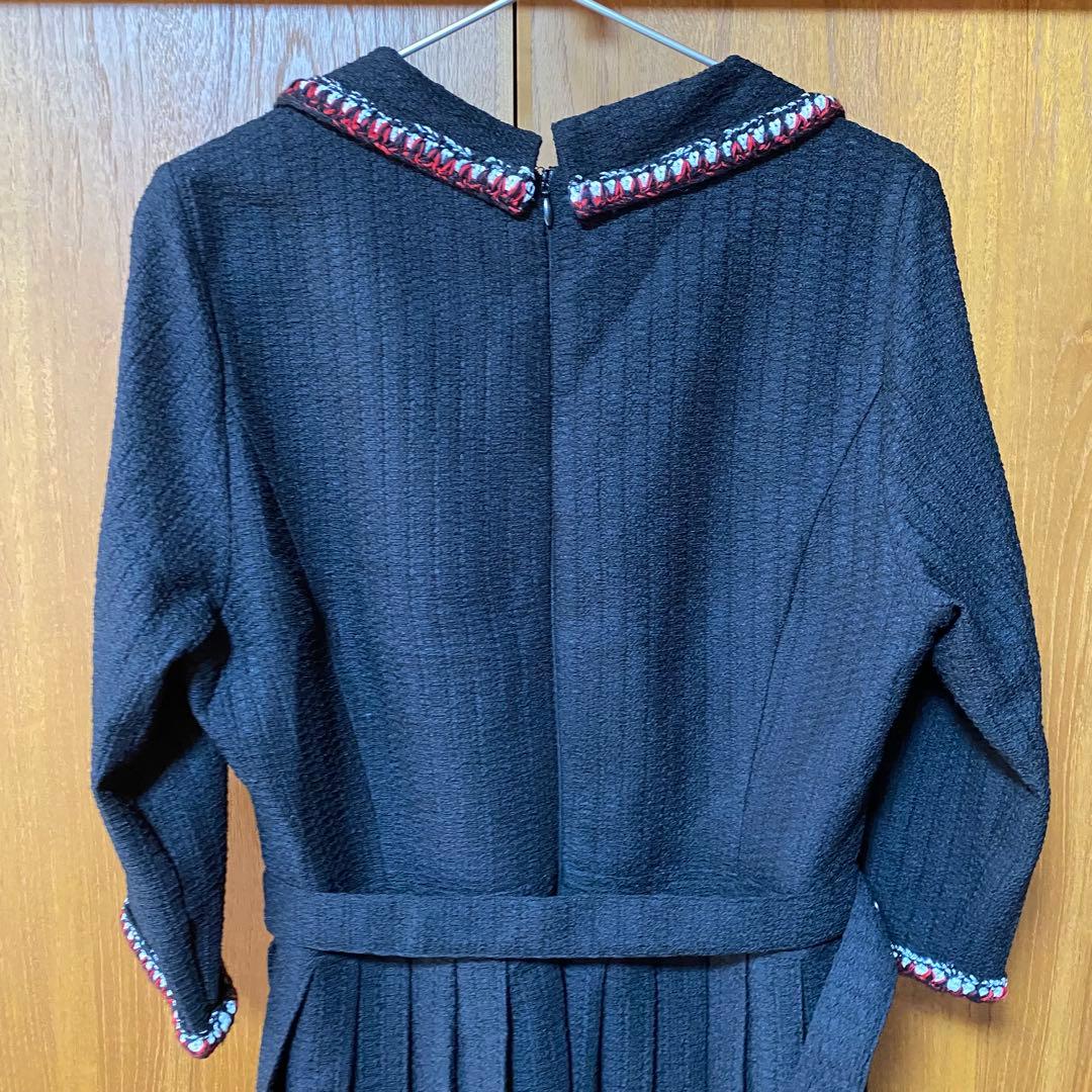 SOBRE ソブレ プリーツブレードワンピース キャバドレス　XL ラウンジ　黒