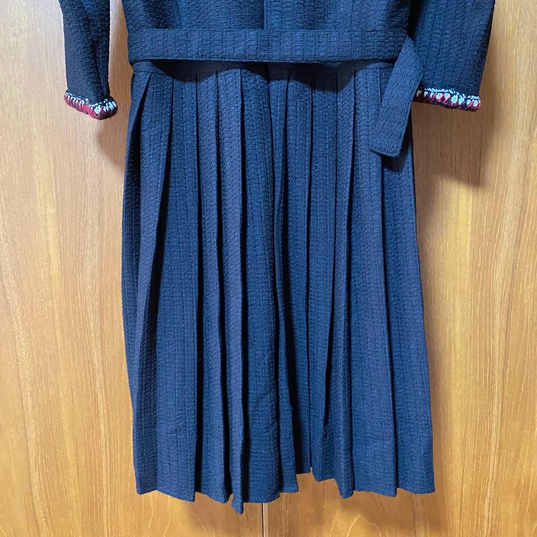 SOBRE ソブレ プリーツブレードワンピース キャバドレス　XL ラウンジ　黒