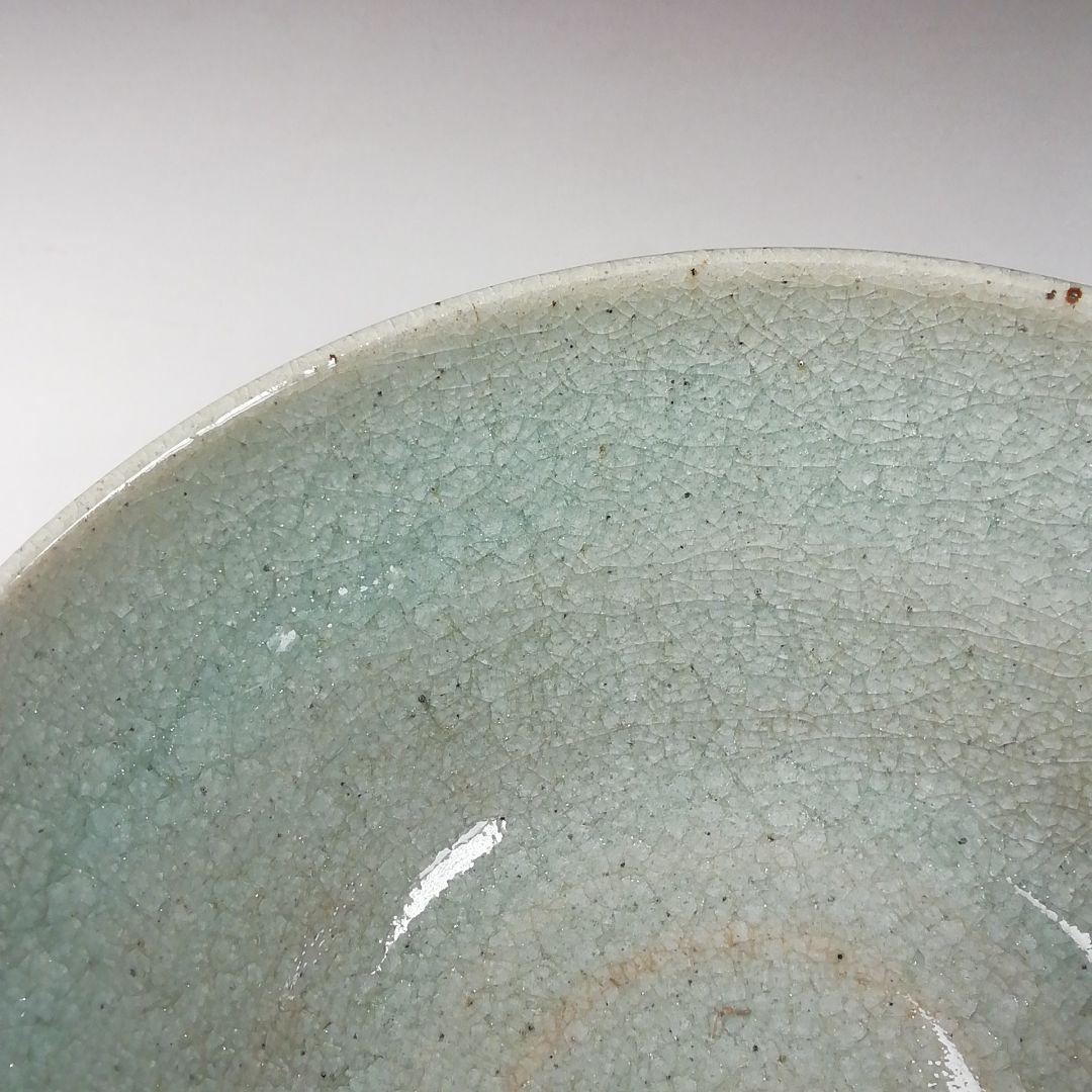 Ｔ１４１　茶碗　『渋草焼』『花鳥』『渋草柳三』　共箱　抹茶碗　茶道具