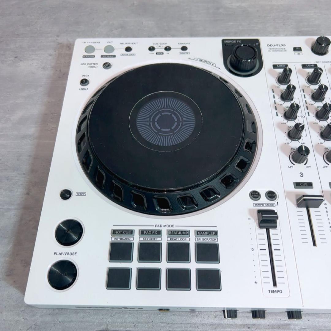 Pioneer DDJ-FLX-6-W パイオニア DJコントローラー　白