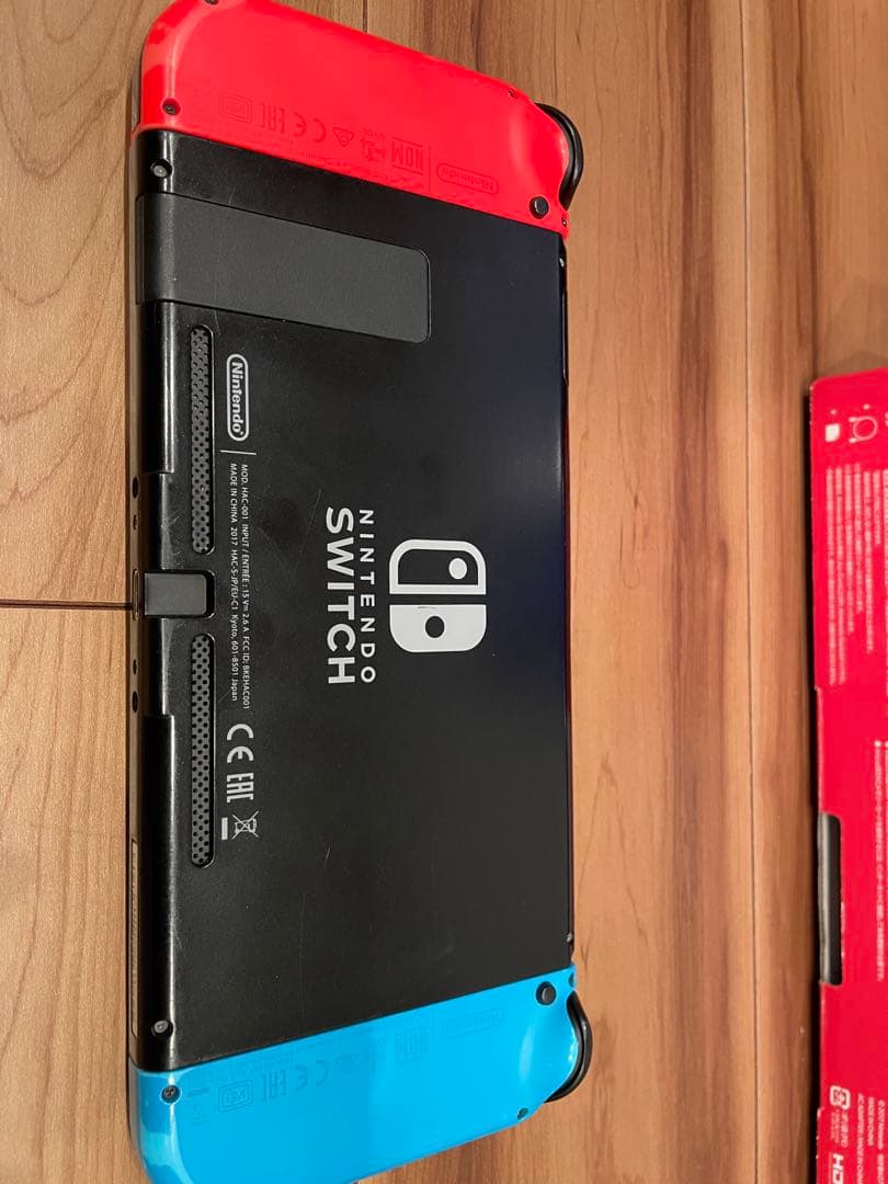 Nintendo Switch ネオン 赤青 本体 付属品完備