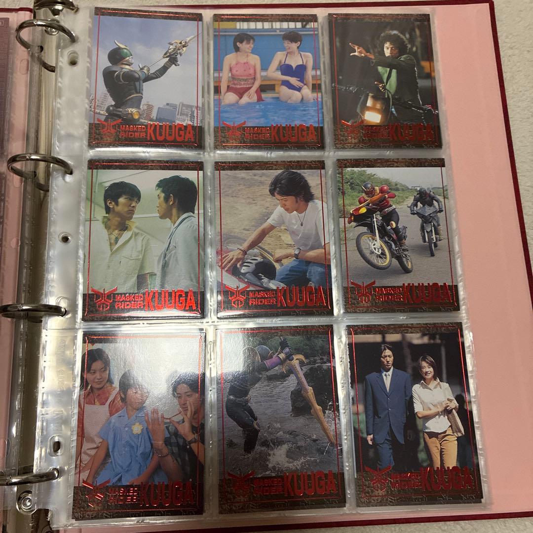 仮面ライダークウガ DVD全巻購入特典 特製カードフォルダとカードセット