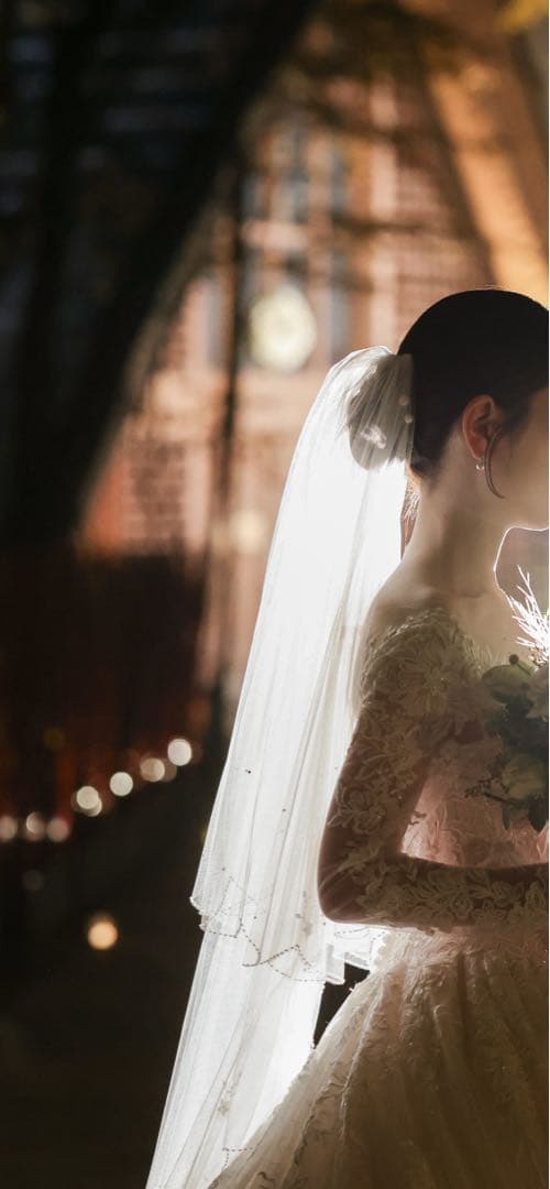 tveir クラウディア ウェディングベール ビーズ刺繍付き