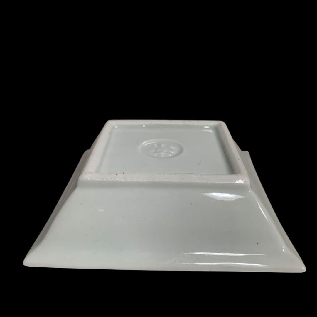 永楽善五郎 染付鹿猿四方皿 小皿 角皿 五客 永楽妙全 染付