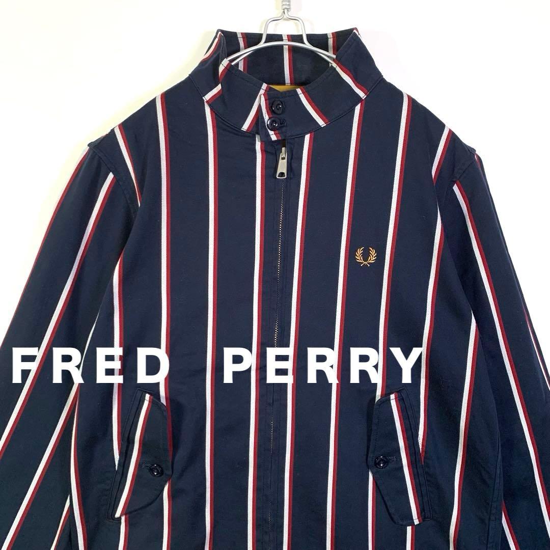 フレッドペリー　ＦＲＥＤ　ＰＥＲＲＹ　スウィングトップ　ジャケット　ストライプ