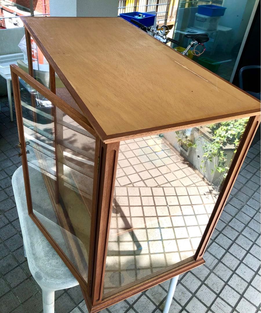 アンティーク風 店舗什器 ガラスケース ショーケース 英国風 横浜市引き取り限定