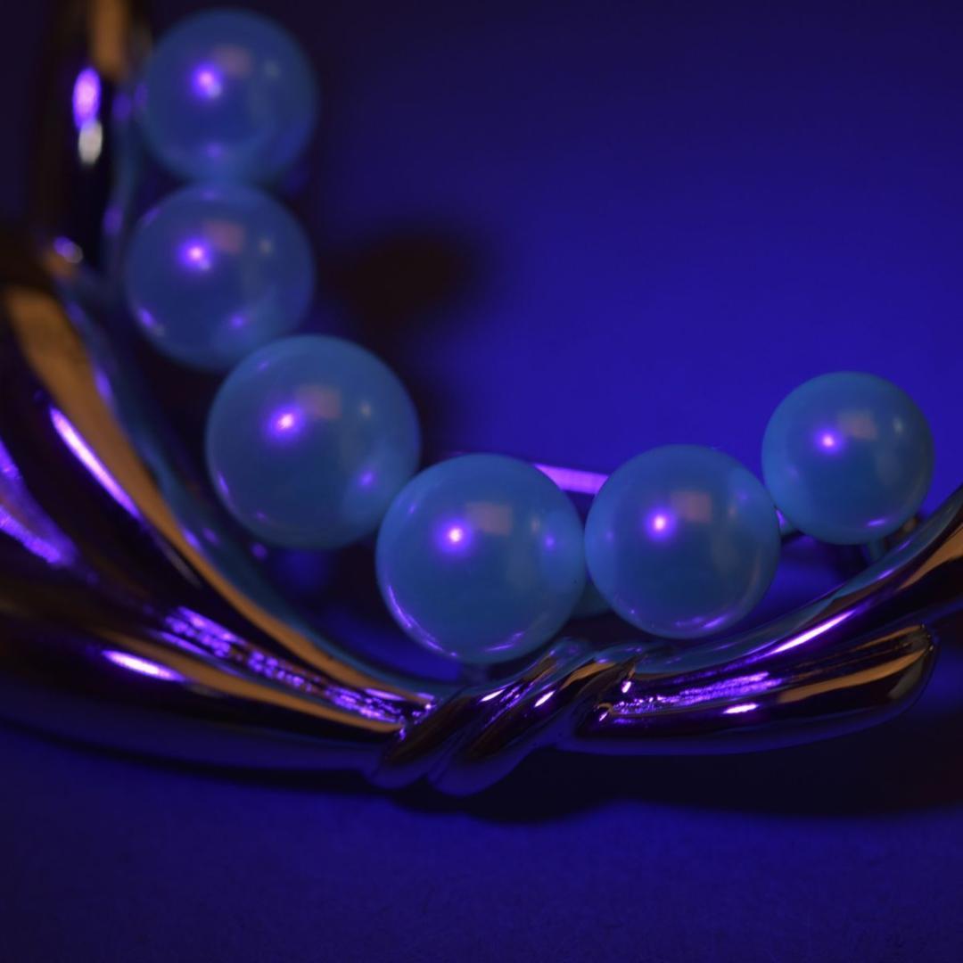 新品同様 ミキモト アコヤ真珠 ブローチ シルバー S刻印 重量10.3g