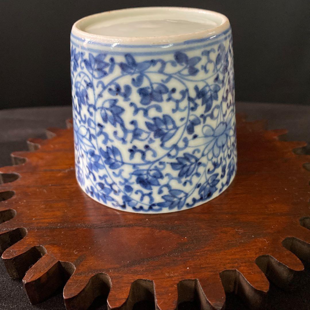 大幅お値下げ！希少。花唐草、蕎麦猪口、そばチョコ⭐️古伊万里、江戸中期⭐️