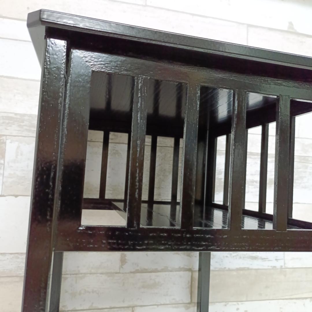 L104 即中斎好写 好日棚 東斎作 東斉 茶棚 茶道 組立式 共箱付 茶道具